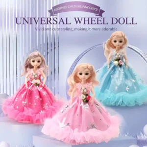 23cm/9-inch Medium Electric Universal Wheel Doll